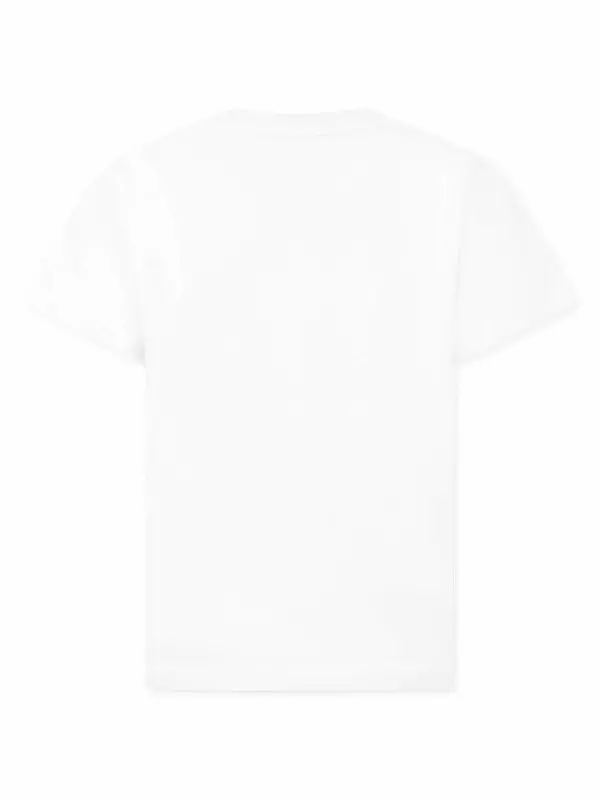 Футболка с логотипом Balmain Kids, белый