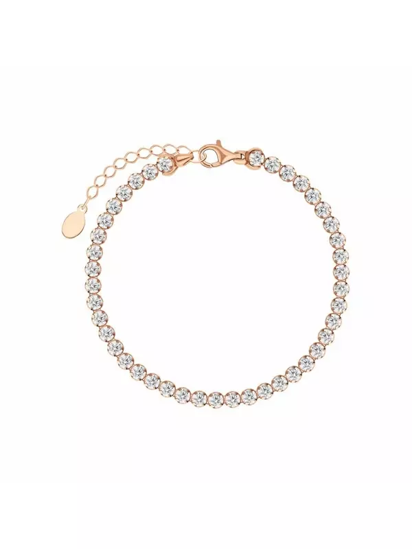 Серебряный браслет с фианитами