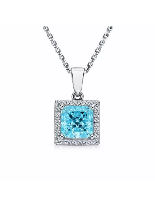 Серебряная подвеска с фианитами