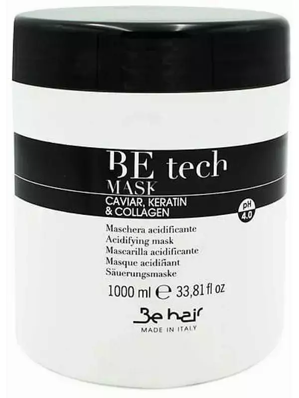 Профессиональная маска для всех типов волос 1000мл восстанавливает естественный PH прядей Be Hair Be TECH Preparing 7.0 PH