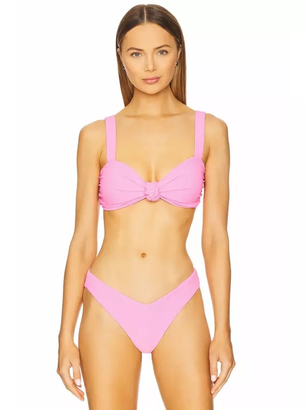 Топ бикини Sophia от Beach Riot, prism pink
