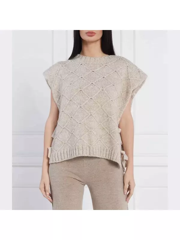 Жилет стандартного кроя с добавлением шерсти Beatrice B, бежевый