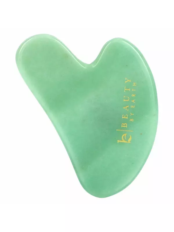 Beauty By Earth, Нефритовая гуа-ша, средство для соскоба для массажа, 1 шт.