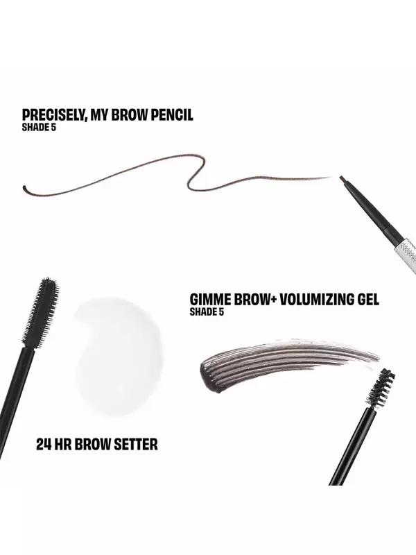 Карандаш для бровей Benefit Brow Haul of Fame - Augenbrauen-Kit aus Stift, Gel & Brow Setter, Shade 05 / 1 Stk.