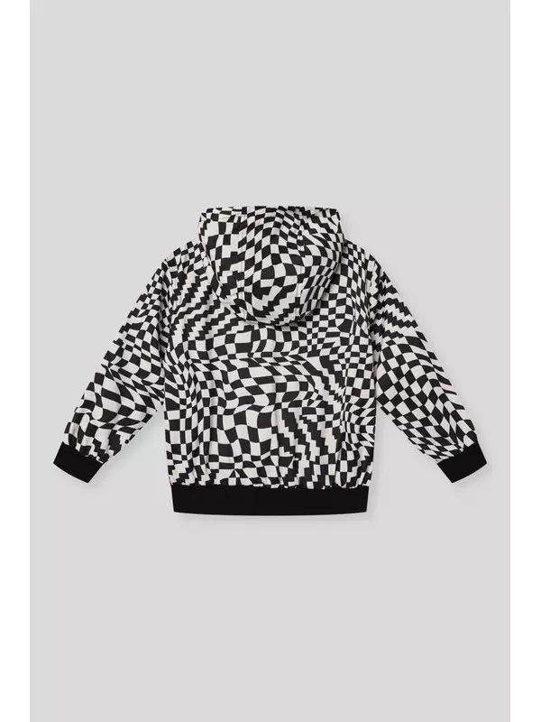 Ветровка с капюшоном и принтом Benetton