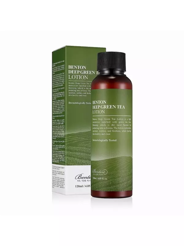 Увлажняющий лосьон для ухода за лицом Deep green tea lotion Benton, 120 мл