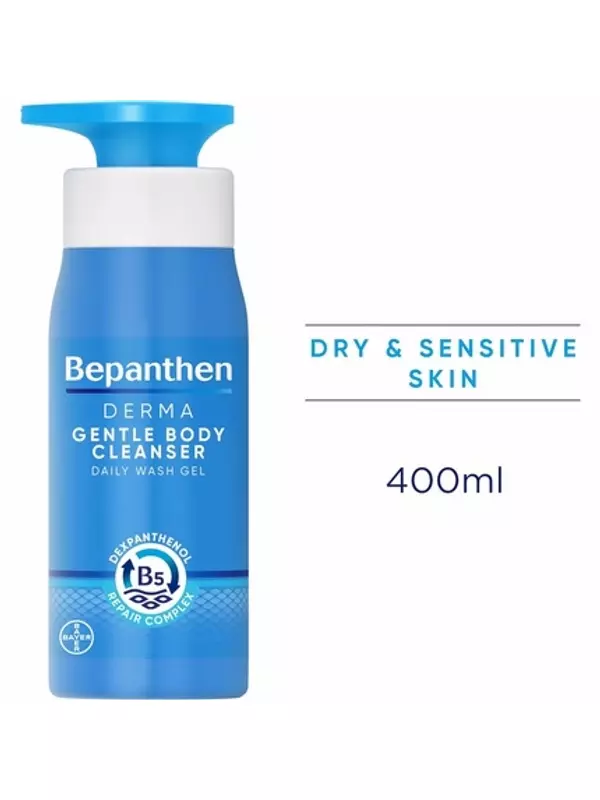 Гель для очищения тела Derma Gentle 400 мл Bepanthen