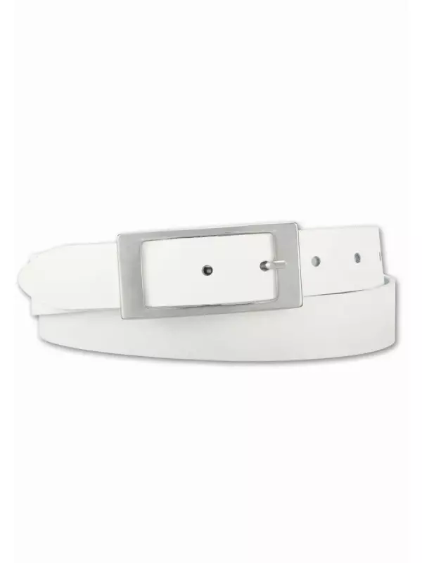 Кожаный ремень BERND GÖTZ, множество сочетающихся цветов, белый