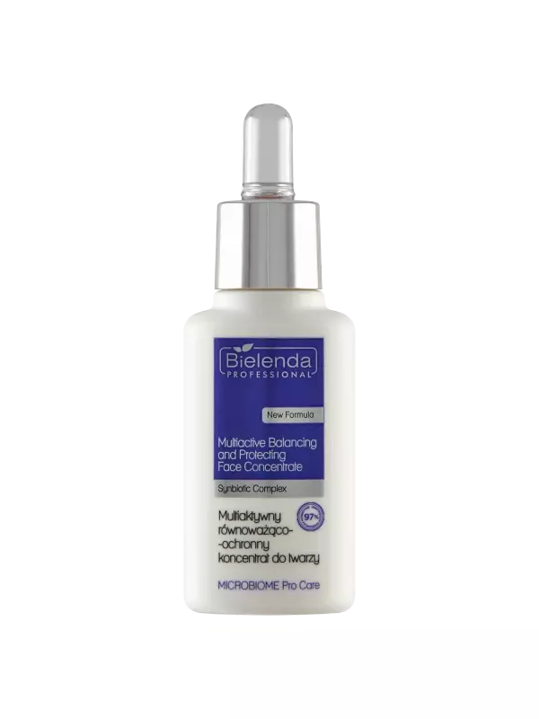Мультиактивный балансирующий и защитный концентрат для лица Bielenda Professional, 30 мл