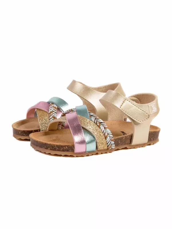 Сандалии billowy, золотой