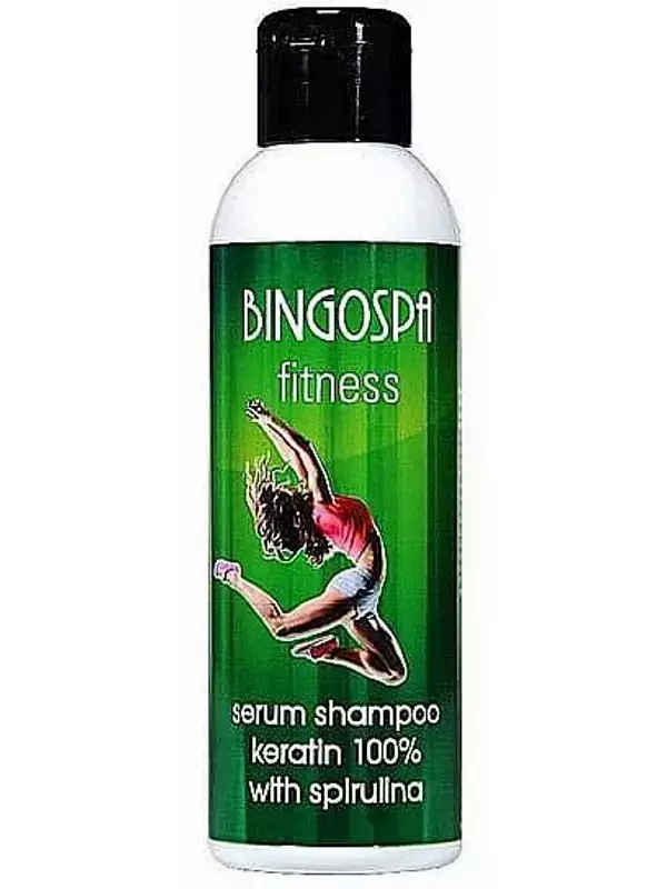 Шампунь сыворотка с креатином и спирулиной, 150 мл Bingospa, Fitness