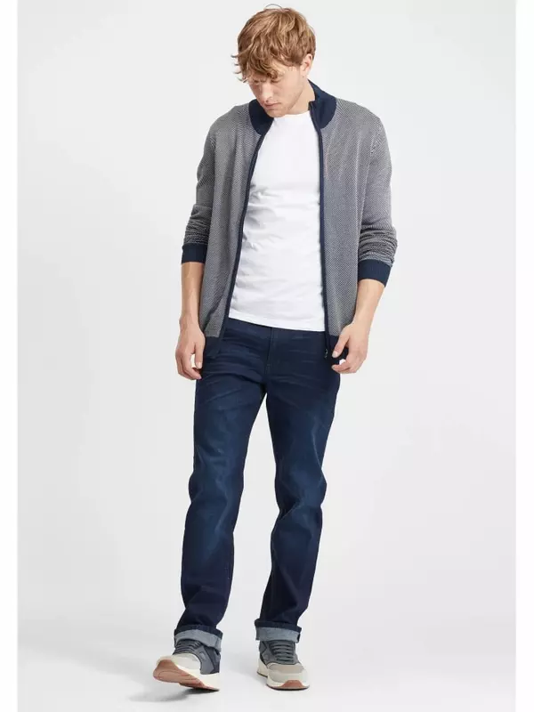 Кардиган BLEND, средне-синий