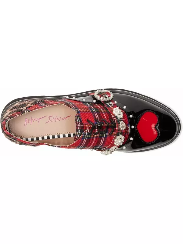 Оксфорды Blue by Betsey Johnson Simonee, цвет Red Plaid