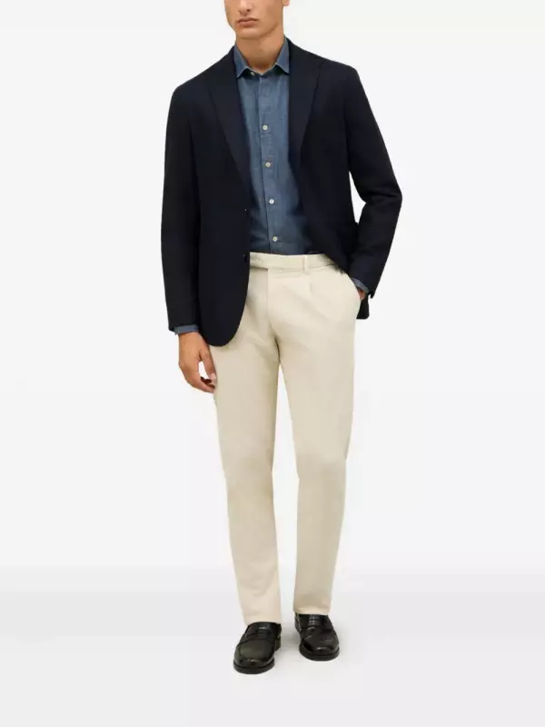 Однобортный блейзер Boglioli, синий