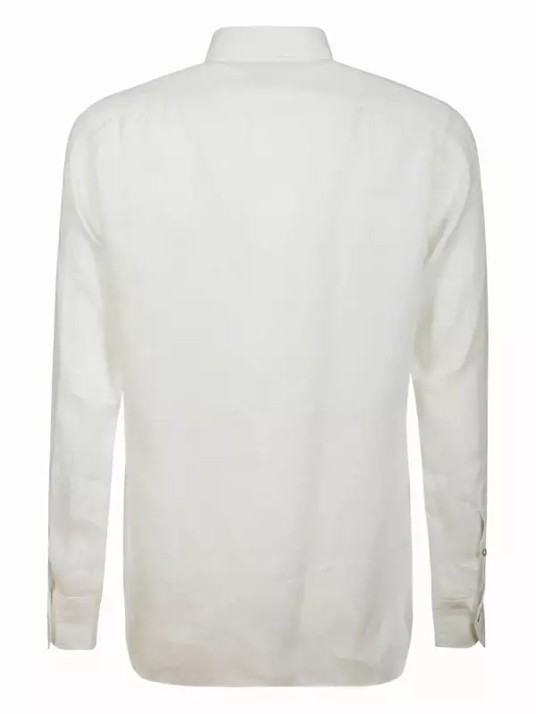 Рубашка из льна BORRIELLO NAPOLI, белый