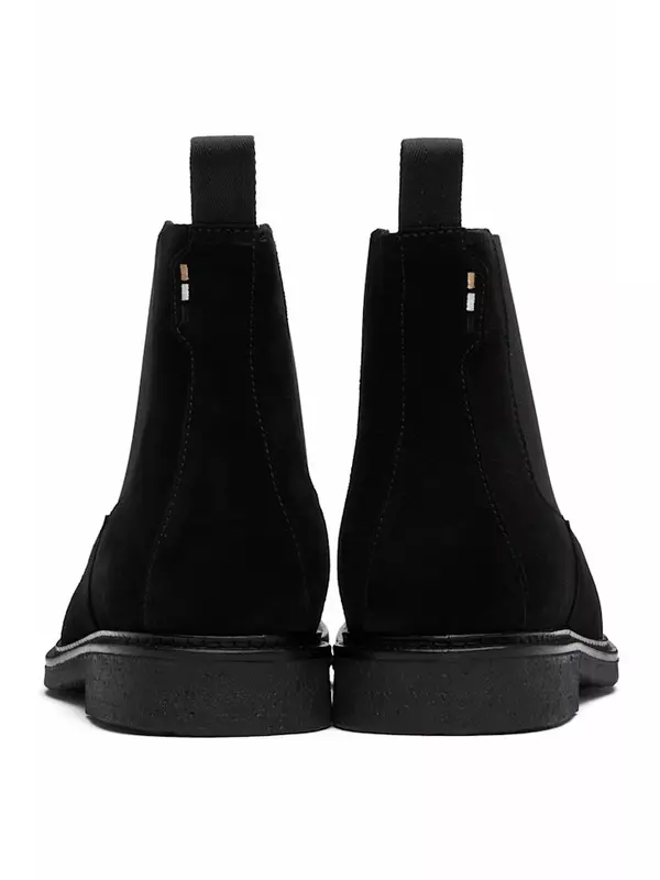Эластичные вставки ботинок Chelsea Boss, черный