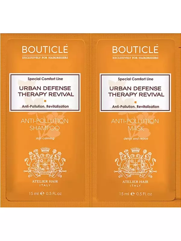 BOUTICLE Набор для волос (шампунь 15 мл + маска 15 мл) Urban Defense Therapy Revival