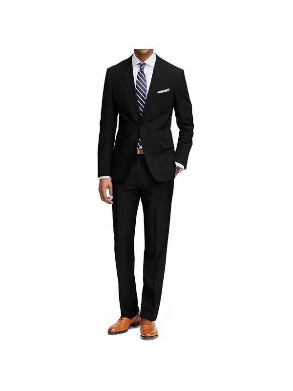 Мужской классический костюм из 2 предметов Braveman, черный
