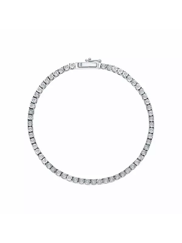 Золотой браслет с бриллиантами природными