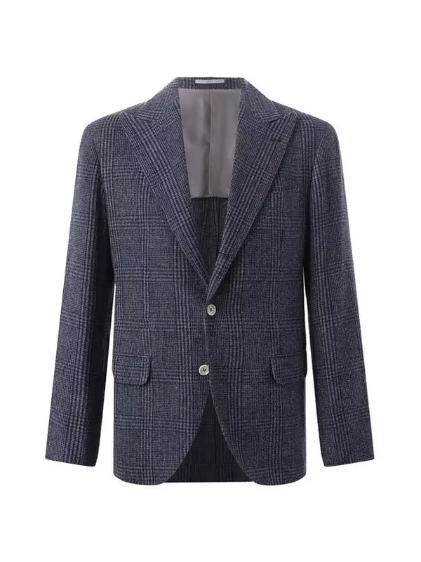 Пиджак из шерсти и шелка Brunello Cucinelli