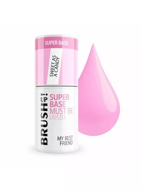 BrushUp!, гибридная база для ногтей Super Base Sweet As A Candy 5 г