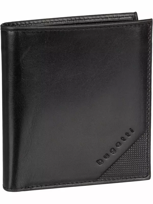 Кошелек bugatti Wallet Nobile Vertical, черный