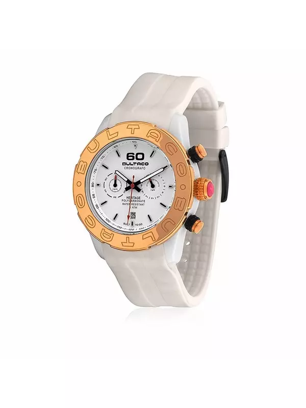 Женские часы Bultaco Rubber, белый