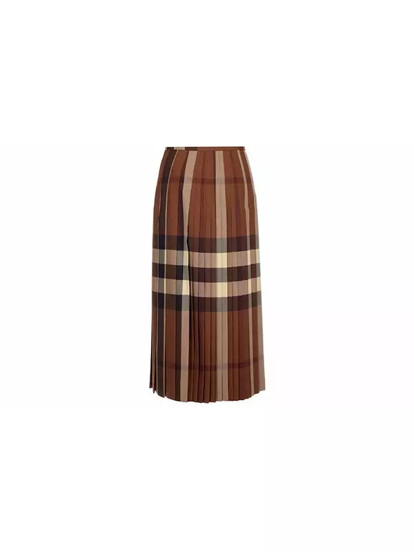Юбка длинная женская Burberry, коричневый