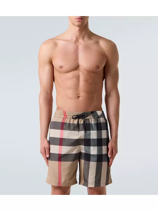 Плавки Check Burberry, Archive Beige Ip Check