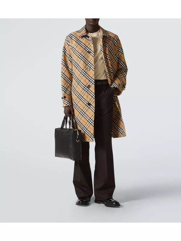 Пальто в клетку Burberry Burberry, Sand Ip Check