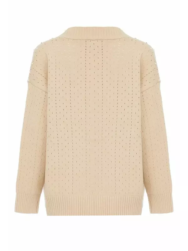 Вязаный кардиган caissa, бежевый