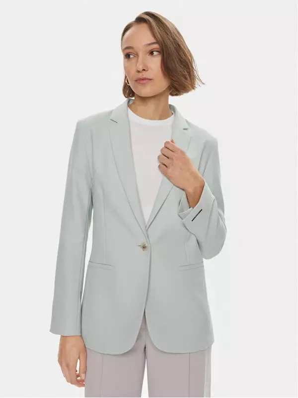 Пиджак стандартного кроя Calvin Klein, зеленый