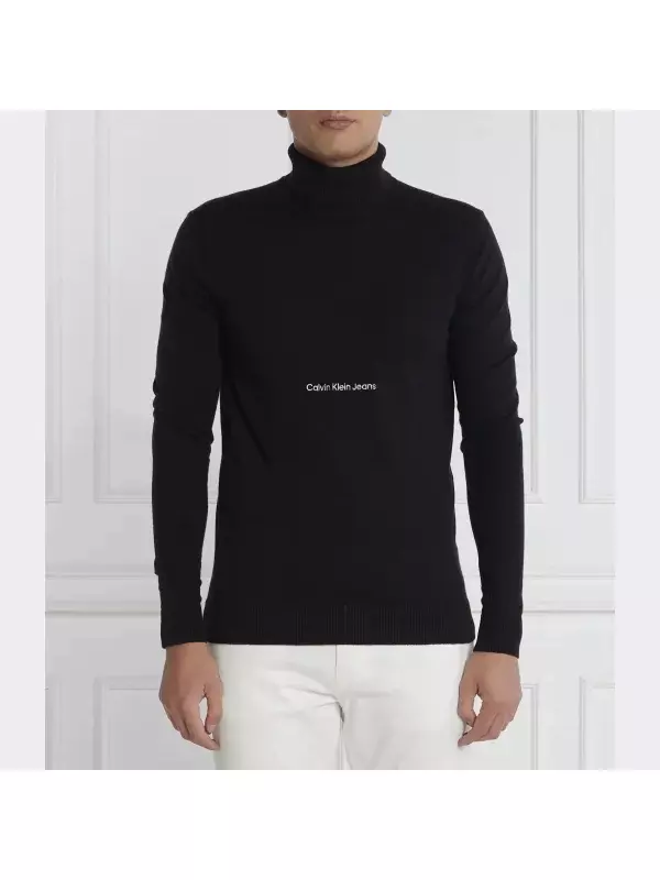 Водолазка стандартного кроя Calvin Klein, черный