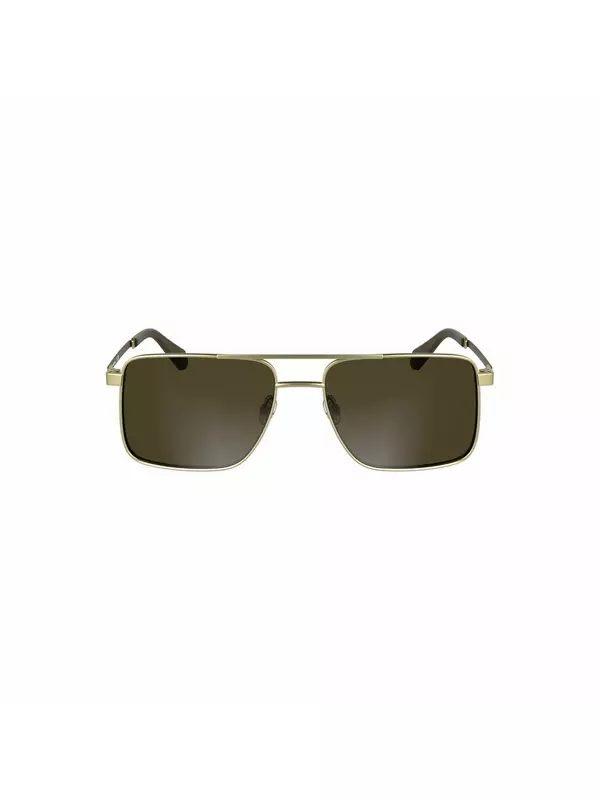 Солнцезащитные очки мужские золотисто-металлические Calvin Klein