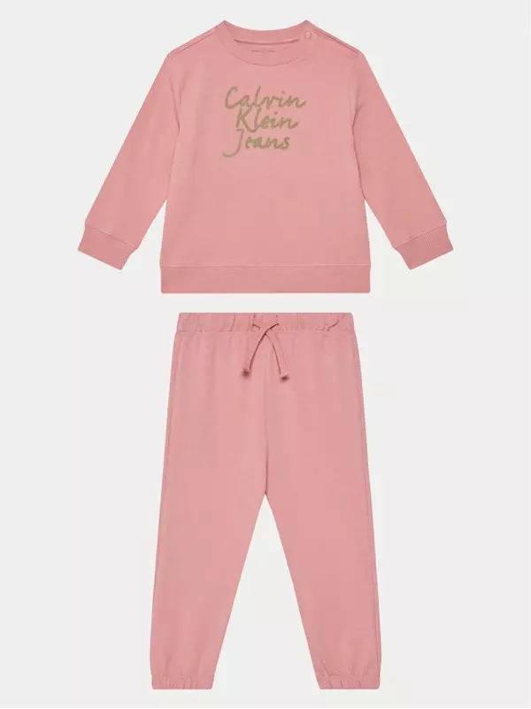 Спортивный костюм обычный крой IN0IN00288 Calvin Klein Jeans, розовый