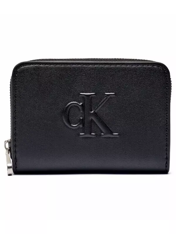 Кошелек женский Calvin Klein Jeans с логотипом, черный