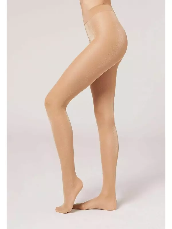 Колготки GlLITTER 20 DEN Calzedonia, цвет Hautfarben Light Glitter Nude Oro