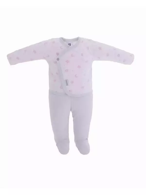 Комплект из 2 предметов для девочки с розовым принтом Cambrass, розовый