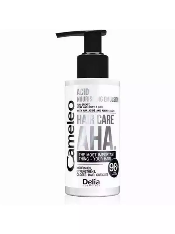 Cameleo AHA Hair Care Питательная эмульсия с кислотами для жирных, слабых, ломких волос 150мл