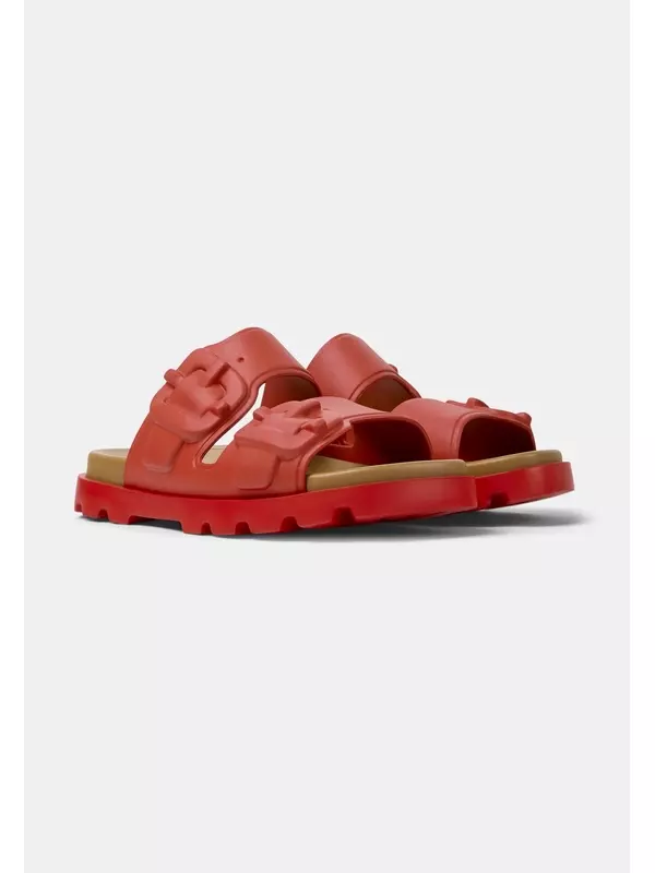 Мюли BRUTUS - Pool slides Camper, красный