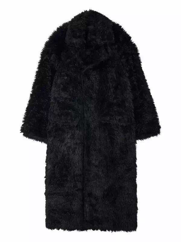 Шуба из искусственного меха Camperlab, черный