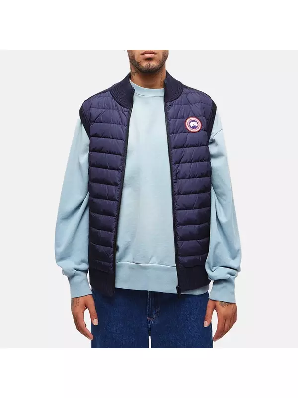 Вязаный жилет Canada Goose мужской, синий