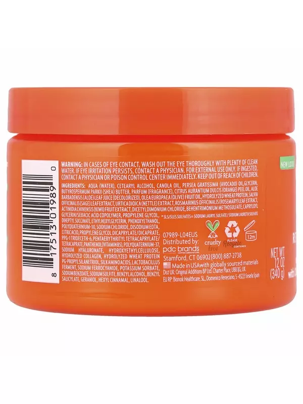 Cantu, Avocado Hydrating, восстанавливающий несмываемый крем, 340 г (12 унций)