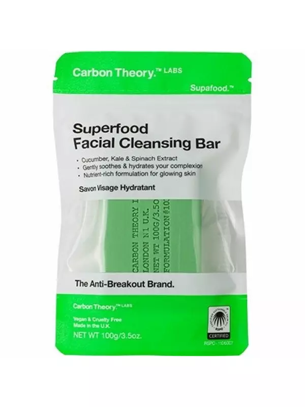 Мыло для умывания Superfood (Очищающее мыло для лица) 100г Carbon Theory