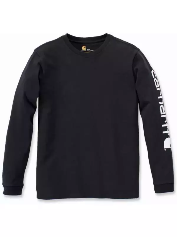 Рубашка с длинным рукавом женская Carhartt Workwear Logo, черный