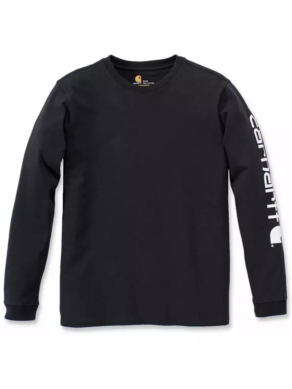 Рубашка с длинным рукавом женская Carhartt Workwear Logo, черный