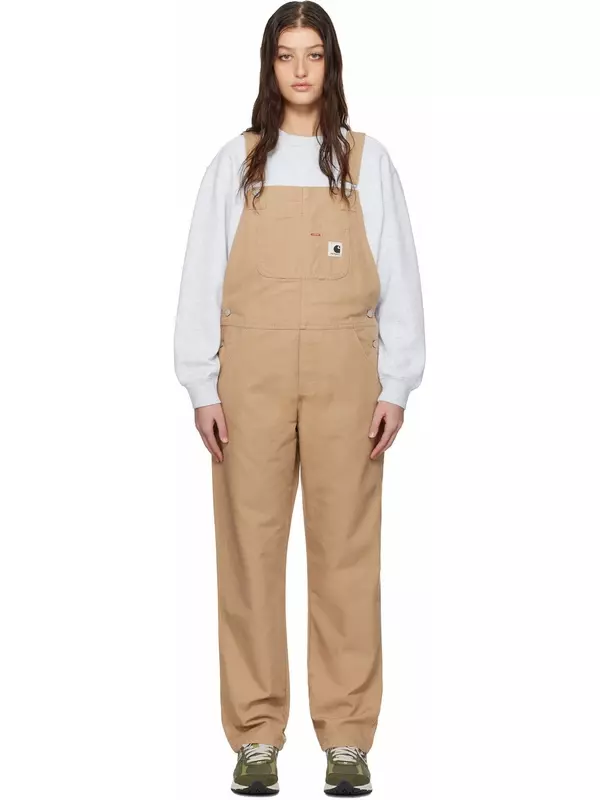 Бежевый комбинезон прямого кроя Carhartt Work In Progress