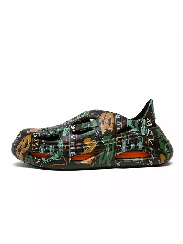 Сабо мужские Caritesport, черный/зеленый