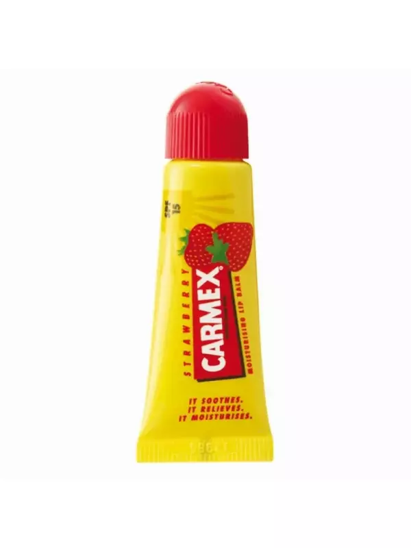 CARMEX Бальзам клубничный для губ SPF 15 (в тубе) 10 г