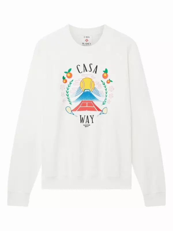 Толстовка с принтом CASABLANCA, белый